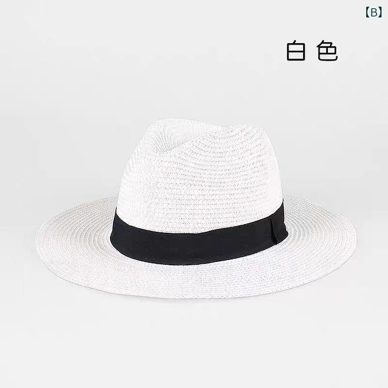 ハット レディース つば広帽子 UVカット ストローハット 麦わら帽子 折りたたみ 洗...