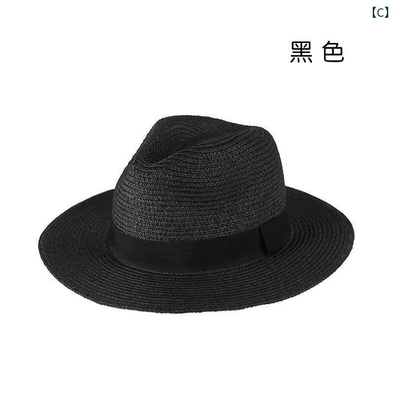 ハット レディース つば広帽子 UVカット ストローハット 麦わら帽子 折りたたみ 洗...