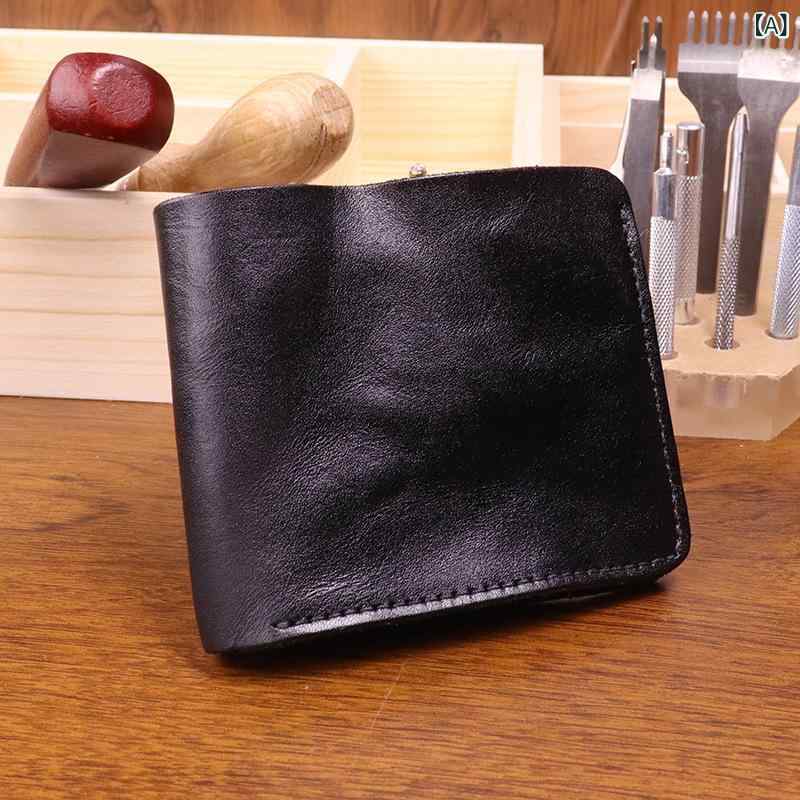 B, C, D, G, J, L, S, T, Z - 財布 メンズ 革レザー 二つ折り財布 牛革素材 ウォレット 小銭入れ付き 大容量 コンパクト シンプル 札入れ カード収納 ヴィンテージ風 おしゃれ ビジネス カジュアル ギフト