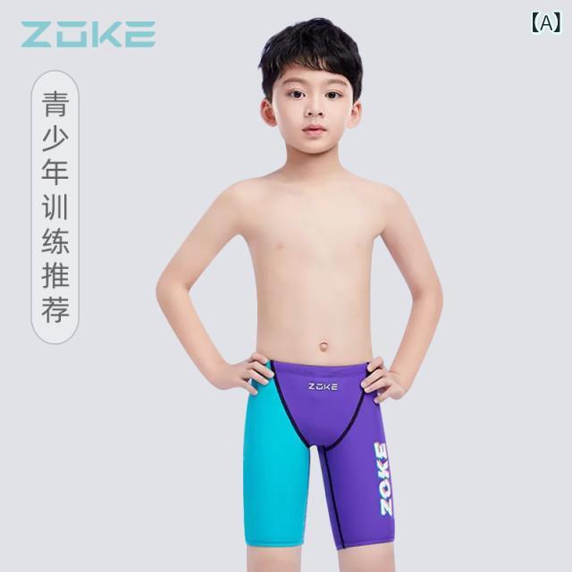 水着 キッズ 男児 競泳パンツ フィットネス 5分丈 ボックス型 スイムウェア スイミング 練習用 撥水加工 速乾 ストレッチ ジュニア 水泳用品 動きやすい スクール用 海水浴 プール 伸縮素材