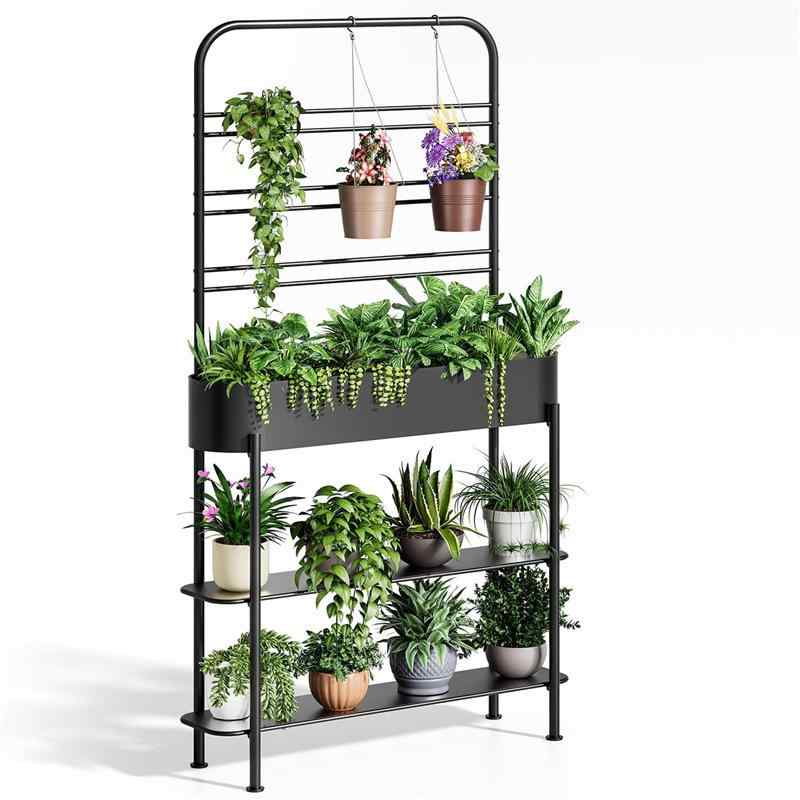 ガーデニング用品 園芸支架 屋外用 植物支架 庭用 植物栽培スタンド フラワースタ...