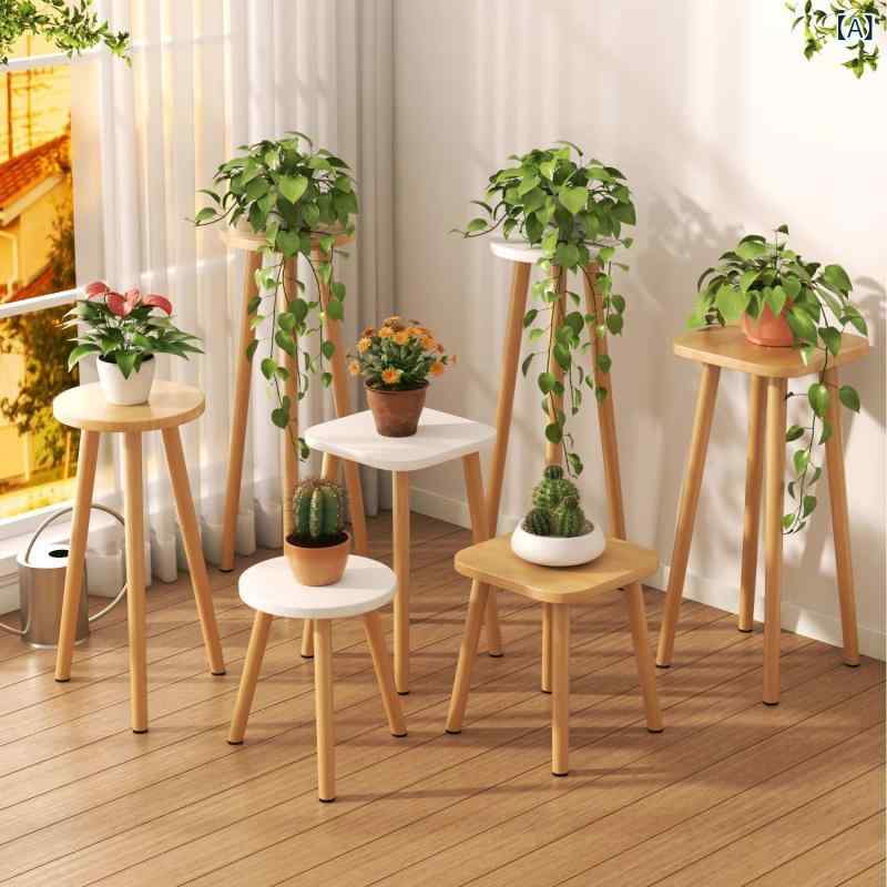 フラワースタンド 屋内 観葉植物 棚 鉢置き台 おしゃれ ガーデニング ラック 北欧 ...