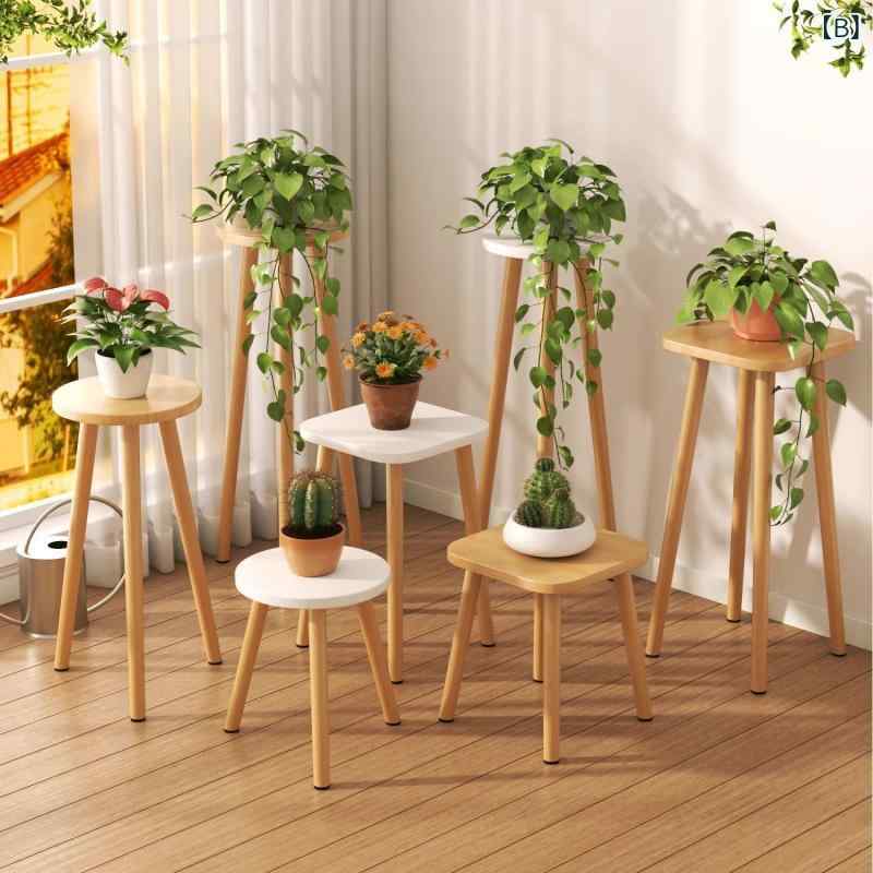 フラワースタンド 屋内 観葉植物 棚 鉢置き台 おしゃれ ガーデニング ラック 北欧 ...