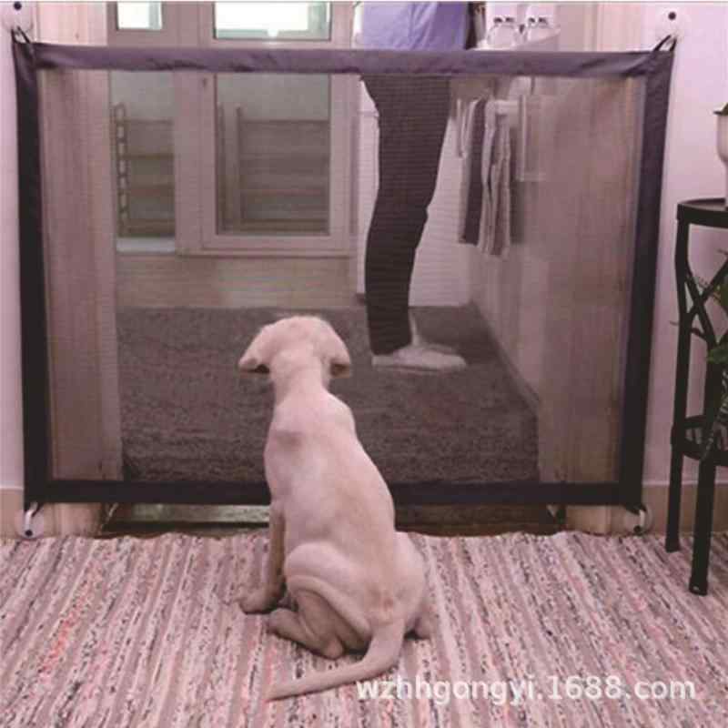 ペットゲート 犬用 ペットフェンス 小型犬 中型犬 折りたたみ式 メッシュ 設置簡単 隔離ネット 玄関 キッチン 階段下 脱走防止 侵入防止 コンパクト収納 軽量 持ち運び便利 屋内 室内用 安全柵
