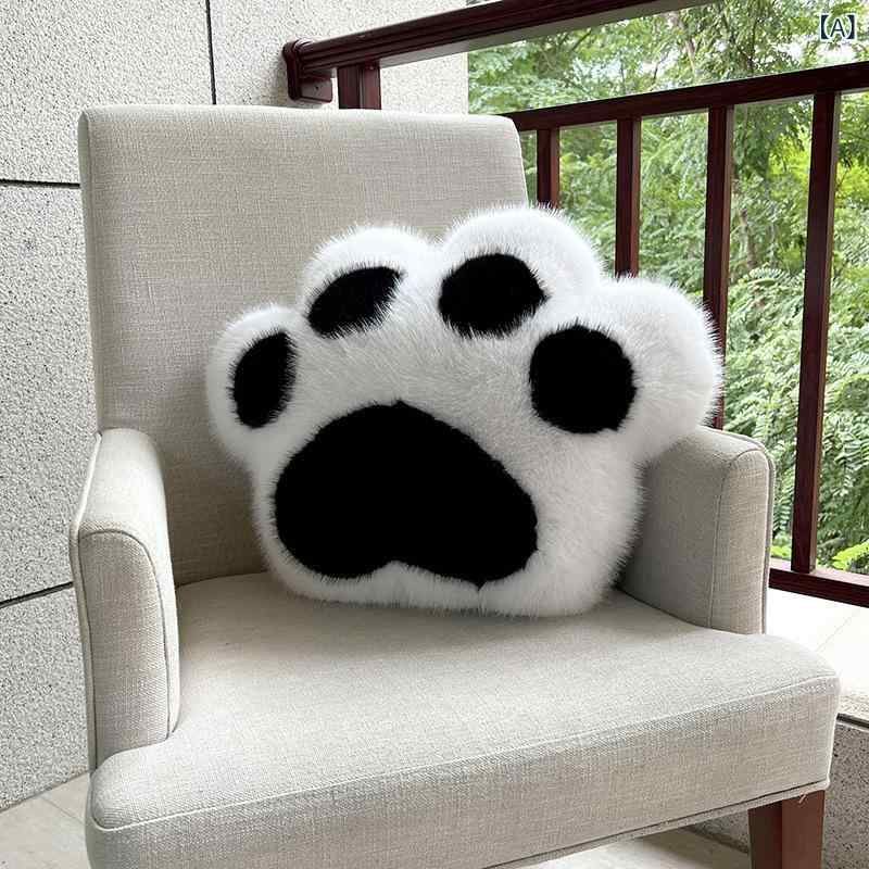 クッション 猫型 レディース 抱き枕 ぬいぐるみ 枕 インテリア雑貨 かわいい 猫 肉球 ふわふわ ボリューム感 快適肌触り ソファ 背当て 腰当て ベッドルーム リビング 誕生日 ギフト プレゼント