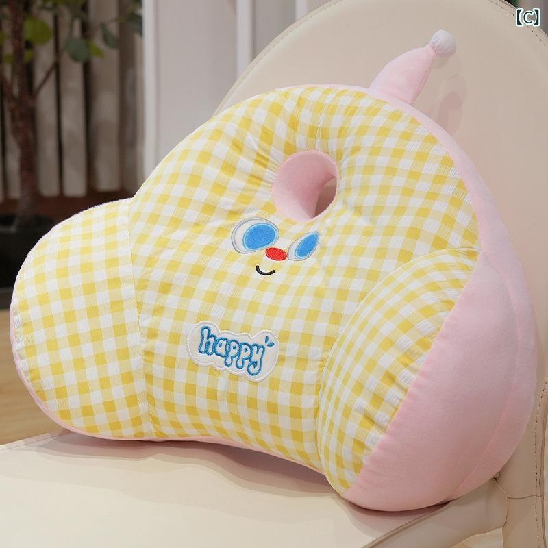 クッション レディース 抱き枕 ぬいぐるみ型 腰当て 背もたれ 椅子用 車載用 かわいいキャラクター 洗えるカバー付き オフィス用 姿勢サポート 収納しやすい 快適座り心地 ギフト 昼寝用 多機能 インテリア 柔らか素材 kbox-10303148 kbox楽天市場店 サンプル画像3