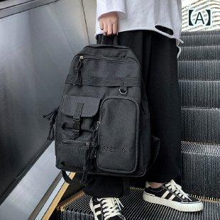 背包, 旅行包 - リュックサック メンズ レディース バックパック リュック 大容量 多機能 ポケット 収納しやすい 軽量 撥水加工 通学 通勤 旅行 アウトドア おしゃれ シンプル カジュアル カバン 鞄 学生 男女兼用