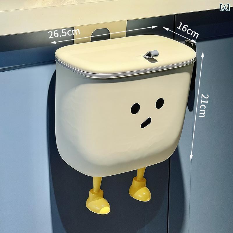 ゴミ箱 おしゃれ 壁掛け 蓋付き スリム 大容量 キッチン サニタリー トイレ 洗面所 隙間収納 浮かせる収納 コンパクト 衛生用品 防臭 密閉型 設置簡単 省スペース 壁面設置 キッチンペール