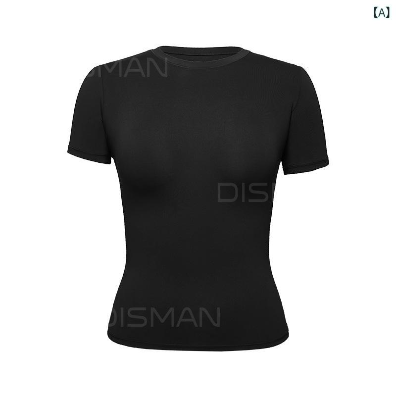 Tシャツ レディース 半袖 トップス カットソー 丸首 インナー シンプル 無地 綿混素材 きれいめシルエット 重ね着 伸縮性 動きやすい 春夏秋 普段着 通学 通勤 柔らかい肌触り 合わせやすい 着回し力抜群 デイリー