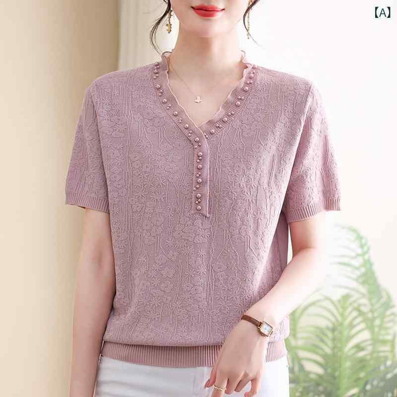 Tシャツ レディース 半袖 カットソー トップス 冷感素材 接触冷感 ゆったり 大きいサイズ 無地 涼しい 通気性 速乾 洗濯機可 部屋着 カジュアル シニア ミセス 母の日 ギフト 贈り物 快適着心地