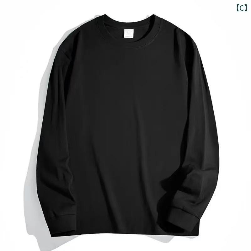 kbox楽天市場店のTシャツ レディース 長袖 コットン素材 クルーネック カットソー トップス 無地 シンプル 重ね着 インナー ロング丈 柔らかい 通気性 ベーシック 動きやすい 春秋冬｜アングル3