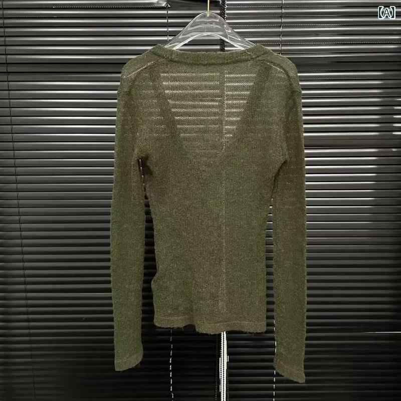 ニット レディース 長袖 Vネック トップス 春秋 薄手 コットン混 カットソー プルオーバー インナー 無地 シンプル 重ね着 伸縮性 通気性 肌触り 柔らかい 着回し力抜群 快適フィット感 カジュアル オフィス デイリー
