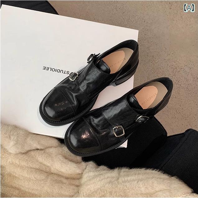 ローファー レディース 厚底 パンプス 革レザー調 ラウンドトゥ チャンキーヒール 幅広 痛くなりにくい 歩きやすい 学生 通学 通勤 カジュアル フォーマル クラシック シンプル オックスフォード 靴