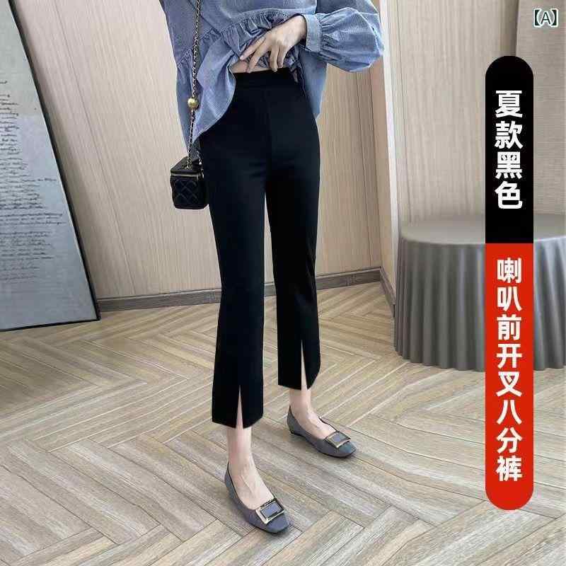 ロングパンツ レディース スラックス テーパードパンツ 美脚 九分丈 ストレッチ素...