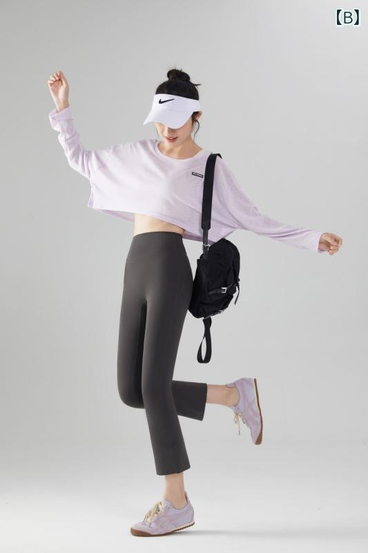 フレアパンツ レディース ヨガパンツ 美脚 ハイウエスト ストレッチ フィットネス ...