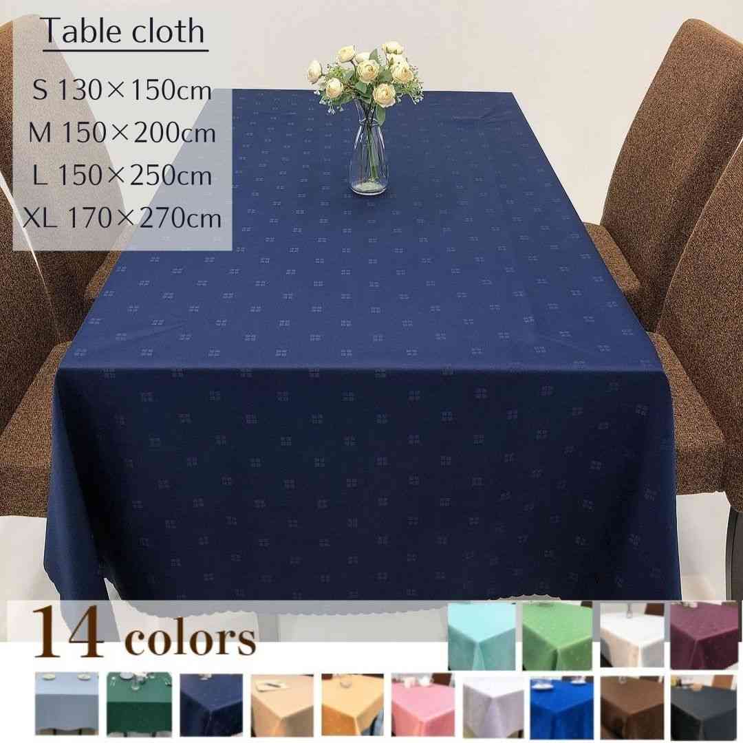 【送料無料】テーブルクロス 撥水加工 シンプル おしゃれ 角クロス 展示会 会議クロス 長テーブル イベント 展示ブース 研修会 業務用 長方形 洗濯機可 乾燥機可 日本製 【大量注文可】