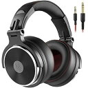 OneOdio Pro50 ハイレゾ ヘッドホン 有線 50mmドライバー プロフェッショナル モニターヘッドホン DJ用 密閉型 スタジオ用/楽器練習/ミキシング/TV視聴/映画鑑賞 黒(2)