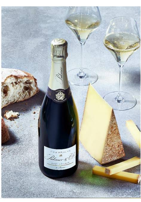 シャンパーニュ・パルメ・ブリュット・レゼルヴ(箱なし) シャンパン フランス スパークリング 750ml Chamapagne Palmer 辛口 シャンパーニュ パルメ&Co. シャルドネ50% ピノ・ノワール40% ピノ・ムニエ10% 瓶内熟成48か月 ソレラシステム リザーヴワイン グラン・クリュ kbwine-10033677 京橋ワイン サンプル画像2