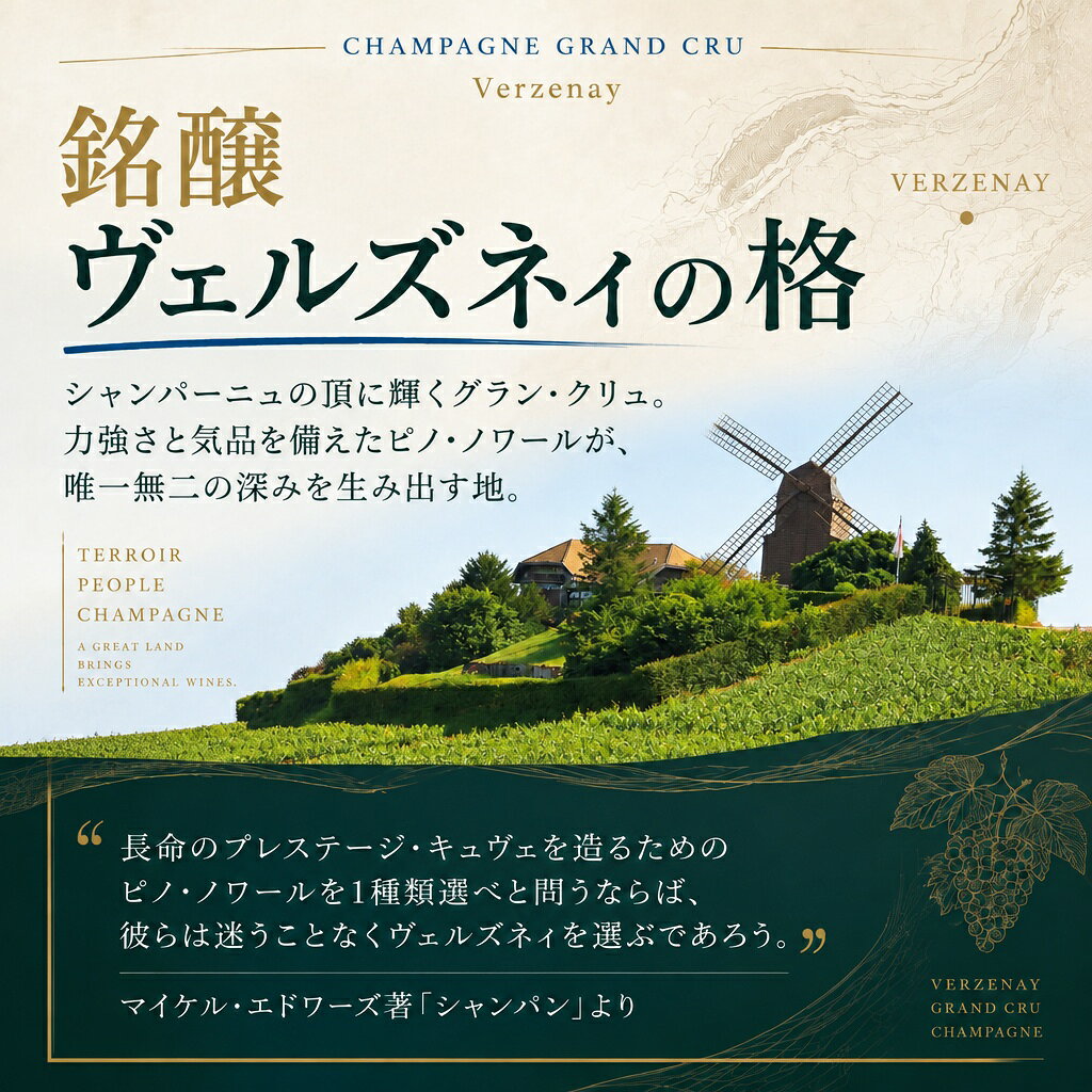 シャンパン シャンパーニュ・ジャック・ブサン・グラン・クリュ・ブリュット・トラディション辛口 シャンパン 750ml Jacques Busin ピノ・ノワール シャルドネ ピノ70% シャルドネ30% ヴェルズネィ レ・コレット RM 自家栽培 100年以上 老舗 ブリオッシュ トースト kbwine-10012433 京橋ワイン サンプル画像3