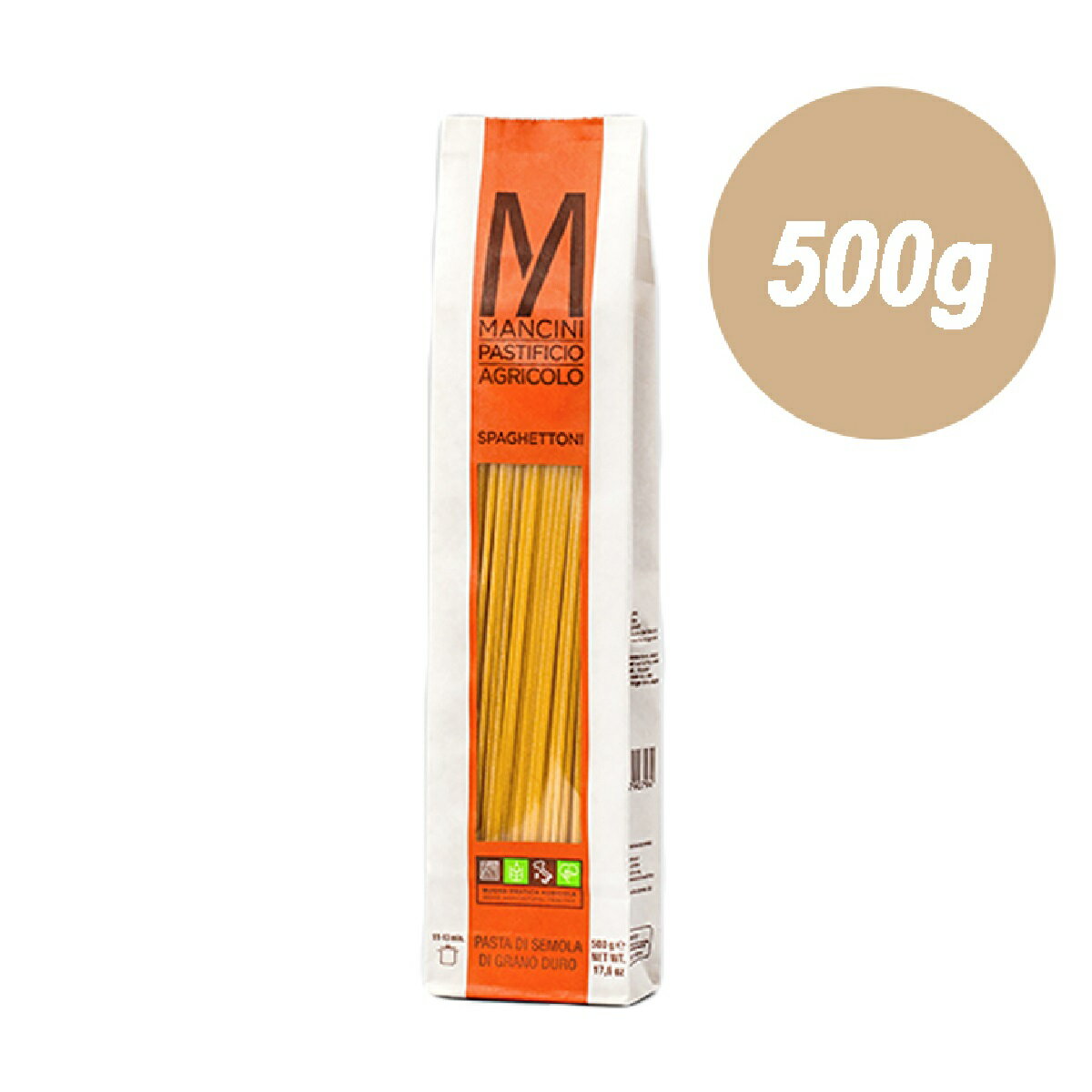 マンチーニ　スパゲットーニ（2．4）500g【ラッピング不可】【ギフトBOX不可】 1