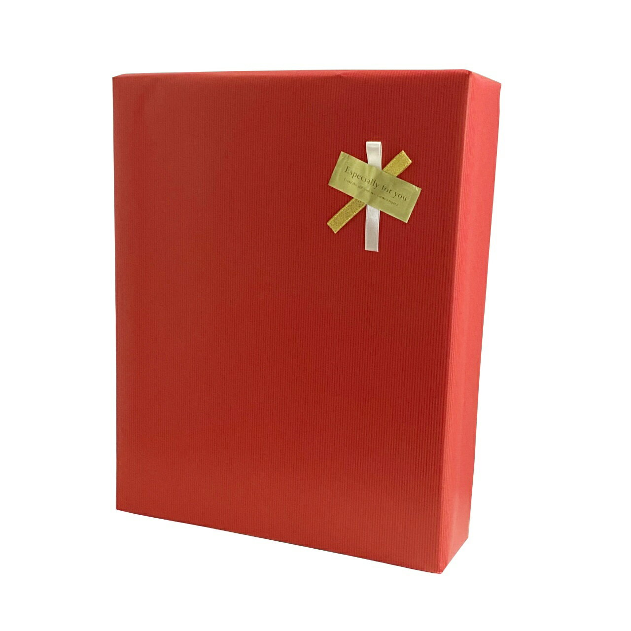 ギフトボックス(3本用)包装紙【赤】・のし可