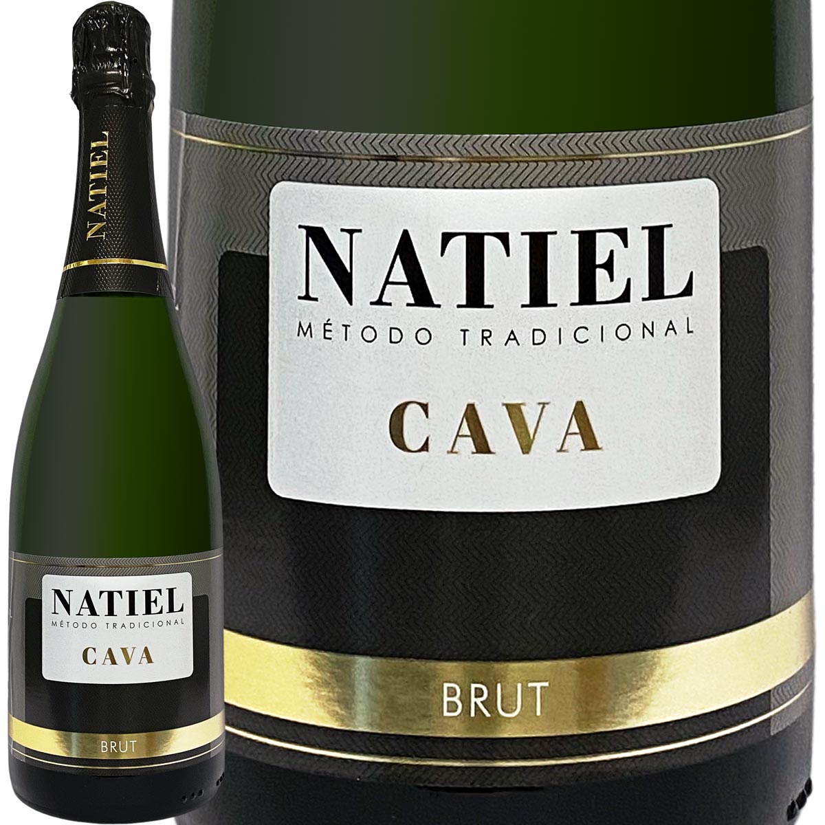 ナティエル・カバ・ブリュット【スペイン】【スパークリングワイン】【750ml】【辛口】【カヴァ】【カタルーニャ】【アルト・ペネデス】【チャレッロ】【マカベオ】【パレリャーダ】【瓶内二次発酵】【伝統製法】【最高樹齢64年】【古木】【瓶内熟成12ヵ月】のサムネイル