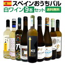 【送料無料】おうちタパスにピッタリ！スペイン各地の白飲み比べ！おうちバル白ワイン9本セット！