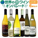 【送料無料】世界の白ワイン・オンパレード！毎日飲んでも飲み飽きない5品種6本セット！