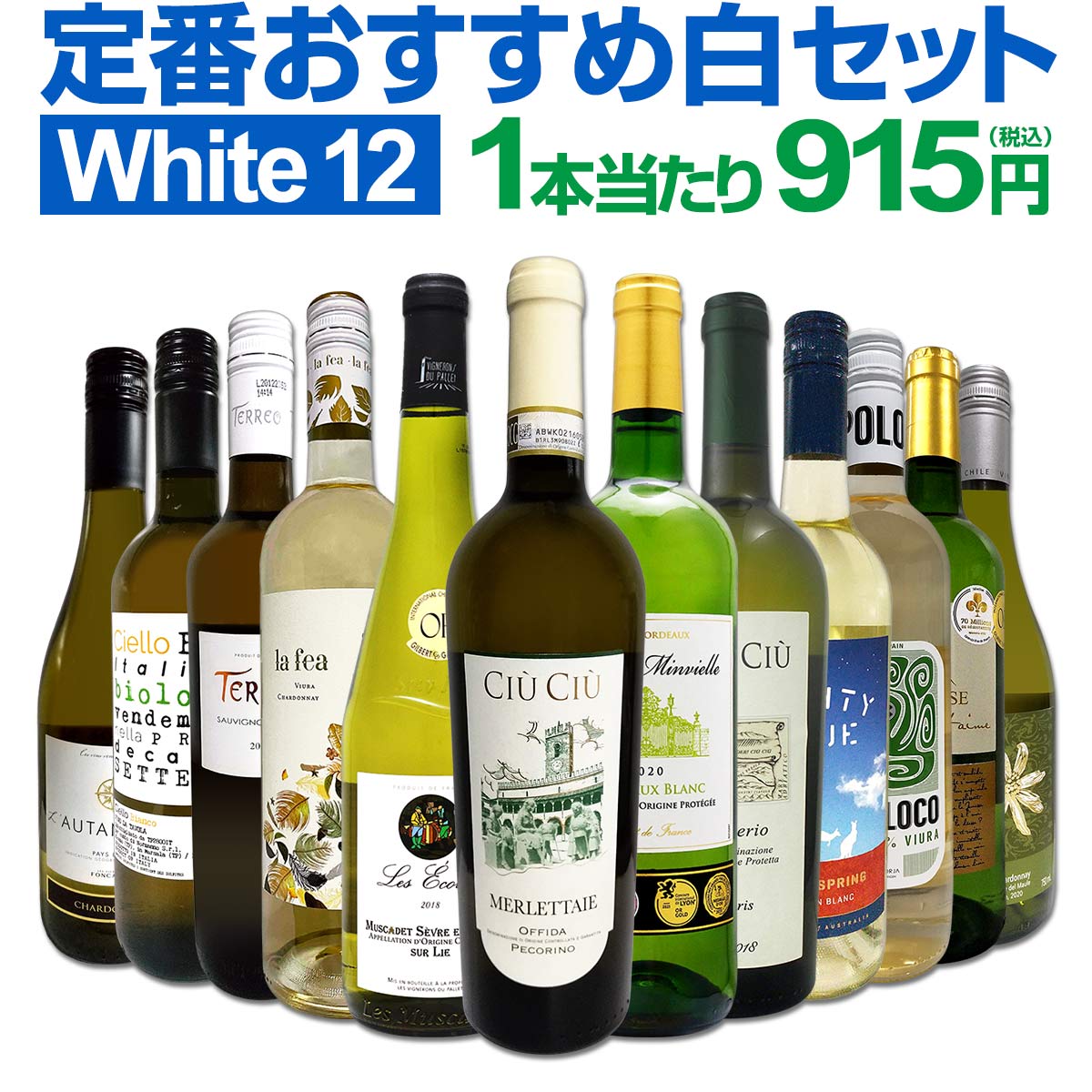 白ワインセット 【送料無料】第157弾！超特大感謝！≪スタッフ厳選≫の激得白ワイン 750ml 12本セット！ワインセット 辛口 白ワインセット シャルドネ 金賞ワイン 飲み比べ 詰め合わせ ギフト プレゼント 贈り物