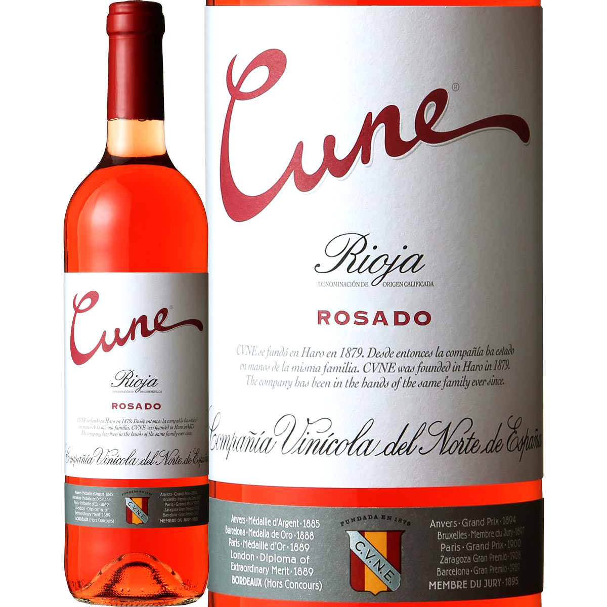 クネ・ロサード 2023スペイン ロゼワイン 750ml 辛口 リオハ 銘醸地 CVNE リオハ・アルタ スペイン王室御用達ワイナリー テンプラニーリョ 特選原産地呼称 D.O.Ca. サックリング90点