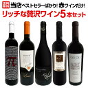【送料無料】当店ベストセラーばかり!赤ワインだけ!リッチな贅沢ワイン5本セット!