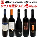【送料無料】当店ベストセラーばかり!赤ワインだけ!リッチな贅沢ワイン5本セット!