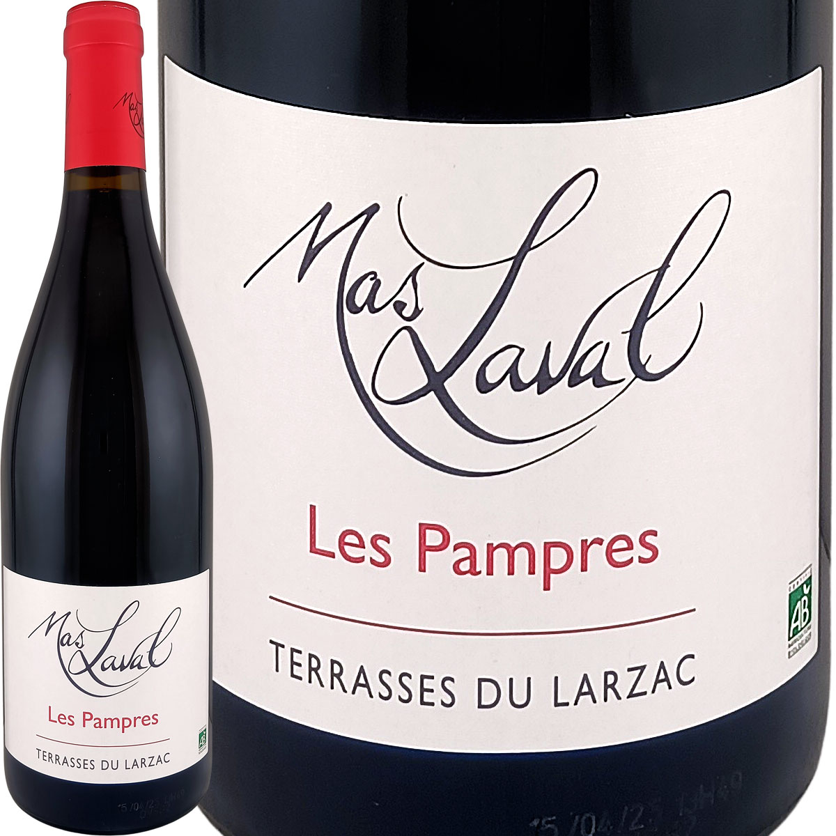 乐天商城 - マス・ラヴァル・レ・パンプル・ルージュ 2023 赤ワイン 750ml フルボディ 辛口 Mas Laval 無濾過 樽熟成12ヶ月 世界最高峰ワイン使用樽 南フランス ラングドック AOPテラス・ド・ラルザック シラー40% グルナッシュ20% ムールヴェードル20% カリニャン20% 濃厚 スミレの香り