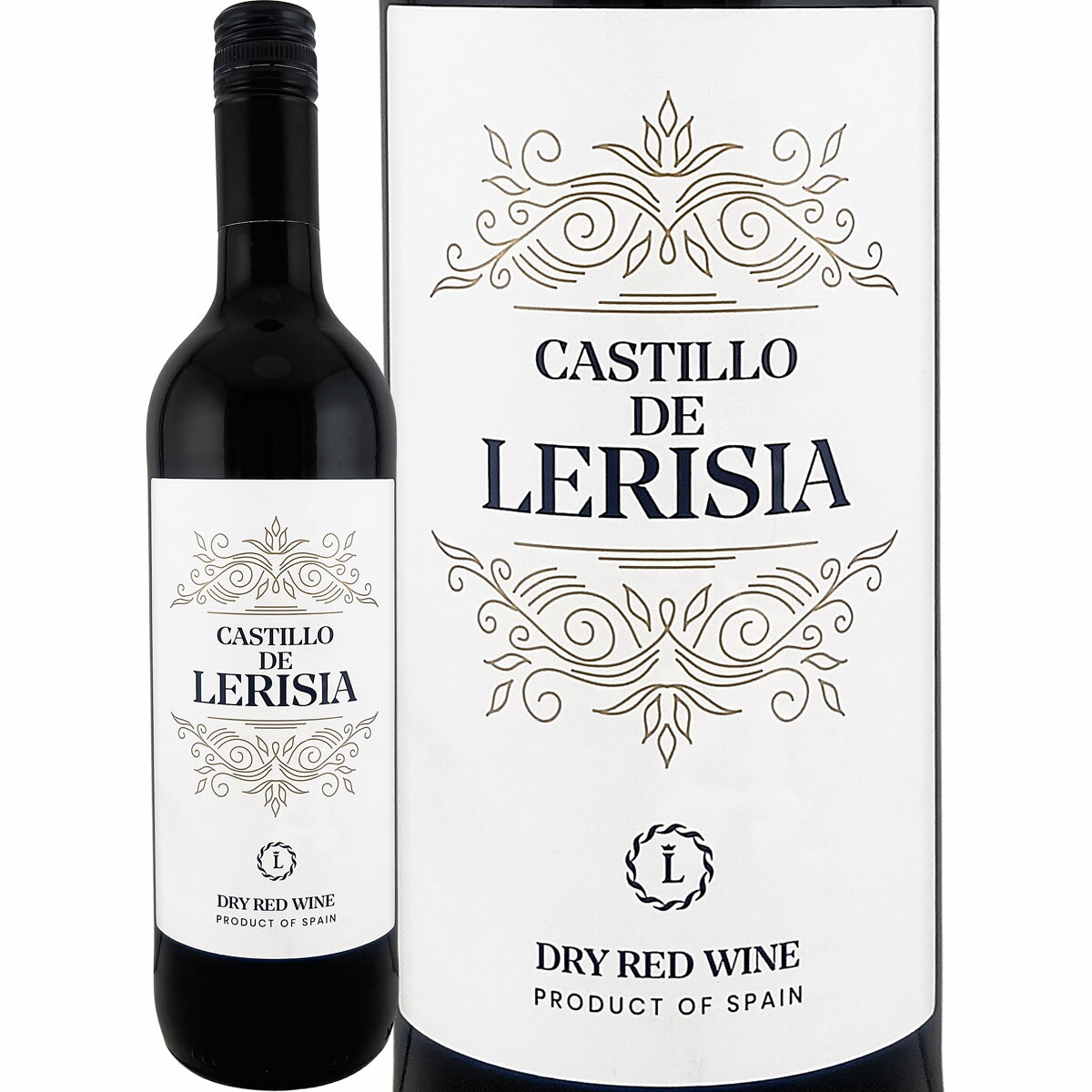 乐天商城 - カスティーリョ・デ・レリシア・ティント（最新ヴィンテージでのお届け）スペイン 赤ワイン 750ml 辛口 ミディアムボディ テンプラニーリョ ムルシア州 ビノ・デ・エスパーニャ 高地畑 標高600m-900m 家族経営ワイナリー バスティダ アルセーニョ
