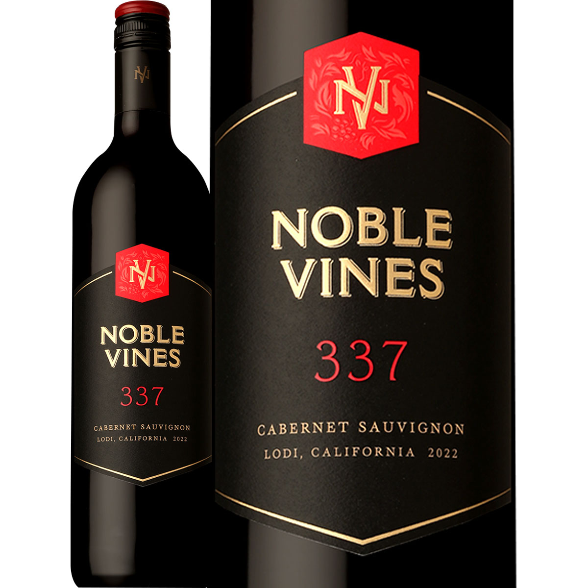 ノーブル・ヴァインズ・337・カベルネ・ソーヴィニョン2022アメリカ 赤ワイン 750ml 辛口