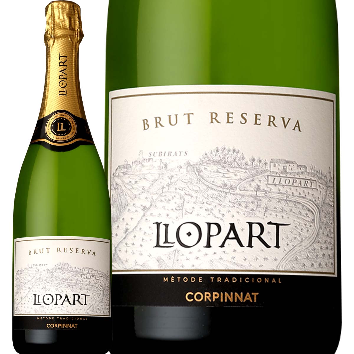 リョパール・コルピナット・ブリュット・レセルバ・オーガニックスペイン スパークリングワイン 750ml ..
