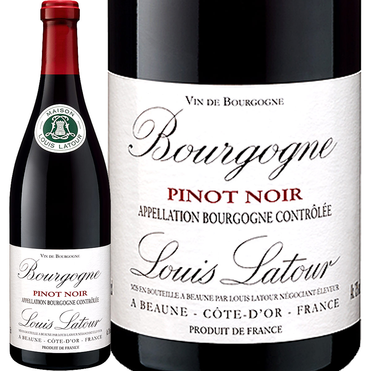 ルイ・ラトゥール・ブルゴーニュ・ピノ・ノワール 2023 フランス 750ml ブルゴーニュ赤ワイン ミディアムボディ ピノ・ノワール100% kbwine-10036352 京橋ワイン パッケージ画像