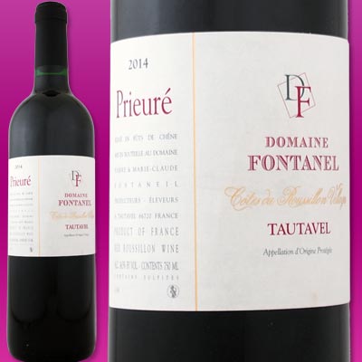 ドメーヌ・フォンタネル・トータヴェル・キュヴェ・ドゥ・プリウール 2014フランス 赤ワイン 750ml フルボディ 辛口