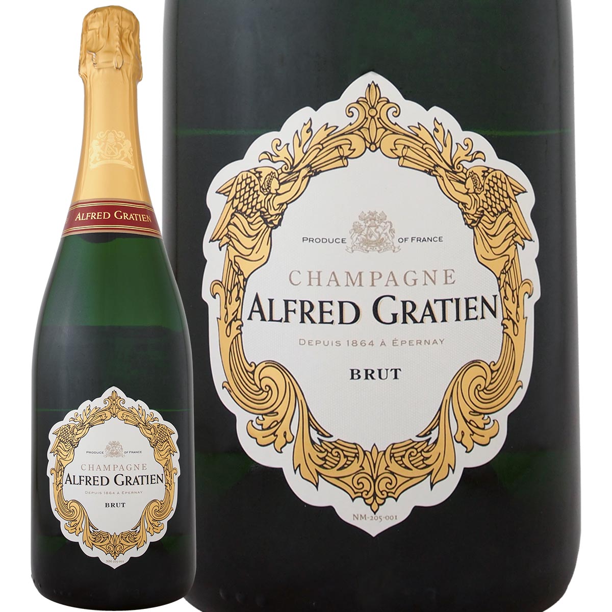 シャンパンのギフト シャンパーニュ・アルフレッド・グラシアン・ブリュット【シャンパン】【フランス】【スパークリング】【750ml】【Alfred Gratien】