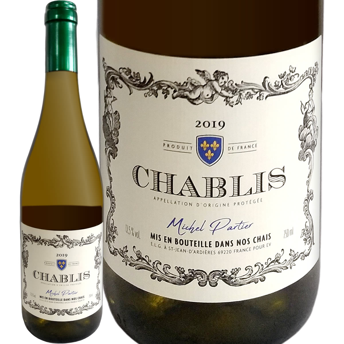 ミシェル・パルティエ・シャブリ 2019 フランス シャブリ 白ワイン 750ml 辛口 ワイン 白ワイン 白 ギフト プレゼント