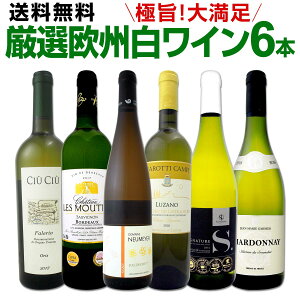 白ワインセット 【送料無料】第135弾!当店厳選!これぞ極旨辛口白ワイン!『白ワインを存分に楽しむ!』味わい深いスーパー・セレクト白 750ml 6本セット ワイン ワインセット 辛口 シャルドネ 金賞ワイン 飲み比べ 詰め合わせ ギフト プレゼント 贈り物