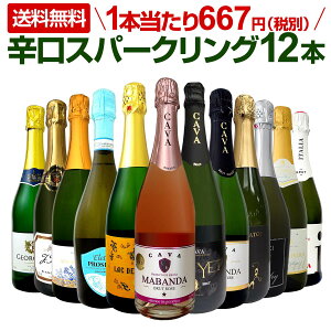 スパークリングワインセット【送料無料】第29弾!選び抜いたハイクオリティ泡ばかり12本!辛口スパークリングワインセット!ワイン ワインセット 白 泡 辛口 金賞受賞 ギフト プレゼント 飲み比べ 詰め合わせ セット 「今回はシャンパン製法は入っておりません」