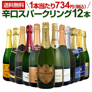 スパークリングワインセット【送料無料】第39弾!選び抜いたハイクオリティ泡ばかり12本!辛口スパークリングワインセット!ワイン ワインセット 白 泡 辛口 金賞受賞 ギフト プレゼント 飲み比べ 詰め合わせ セット