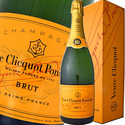 ヴーヴ・クリコ・ポンサルダン・イエローラベル・ブリュット【シャンパン】【750ml】【正規】【箱入り】【Veuve Clicquot】