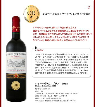 【送料無料】第152弾!全て金賞受賞!史上最強級「キング・オブ・金メダル」極旨ボルドー赤ワイン6本セット!