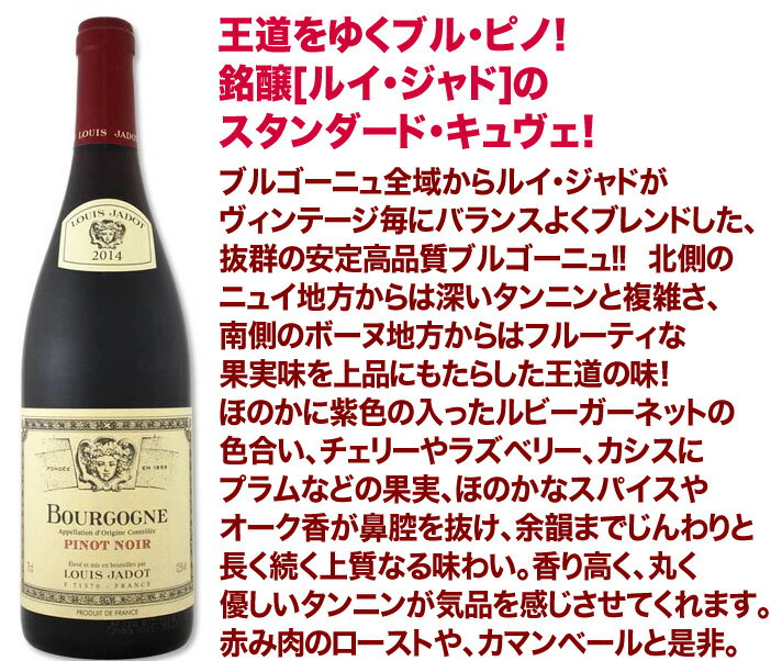 [クーポンで7%OFF]【送料無料】第11弾！激得ブルゴーニュ＆南仏！フレンチ・ピノ・ノワール6本セット！