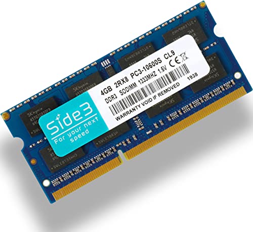 Side3 富士通 FMV LIFEBOOK ノートPC用メモリ PC3-10600 4GB (DDR3 1333Mhz) 204pin SO-DIMM