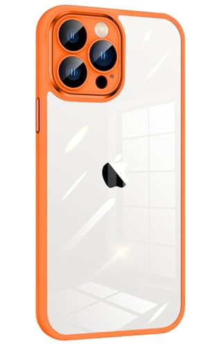 Donocao iPhone15proケース クリア シリコンサイド衝撃吸収 薄型 透明アクリル背面プレートフィット 滑り止め カメラカバー一体型 ガ