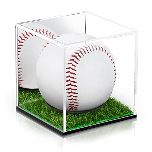 野球ボールケース サインボールケース 野球用 アクリル製 ディスプレイケース 保護 展示 防塵 四角型 コレクションケース 透明ケース