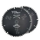 YOIbuy 丸鋸刃 165mm 2枚組 チップソー 165x1.5x55P 内径20mm 木工用 静音 造作用 フッ素樹脂コーディング YCSB-165-55
